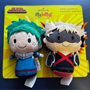 Hallmark Itty Bittys My Hero Academia Plush - Deku and Bakugo